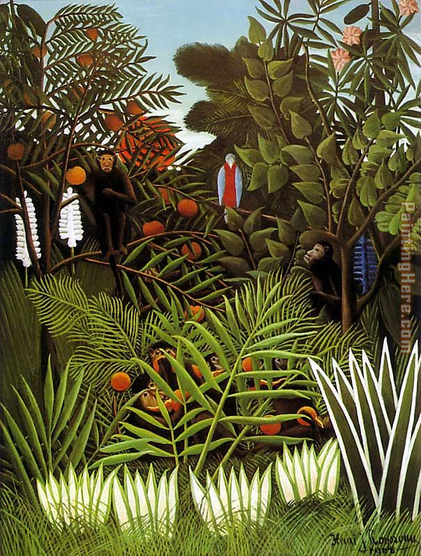 Henri Rousseau Exotic Landscape 1908